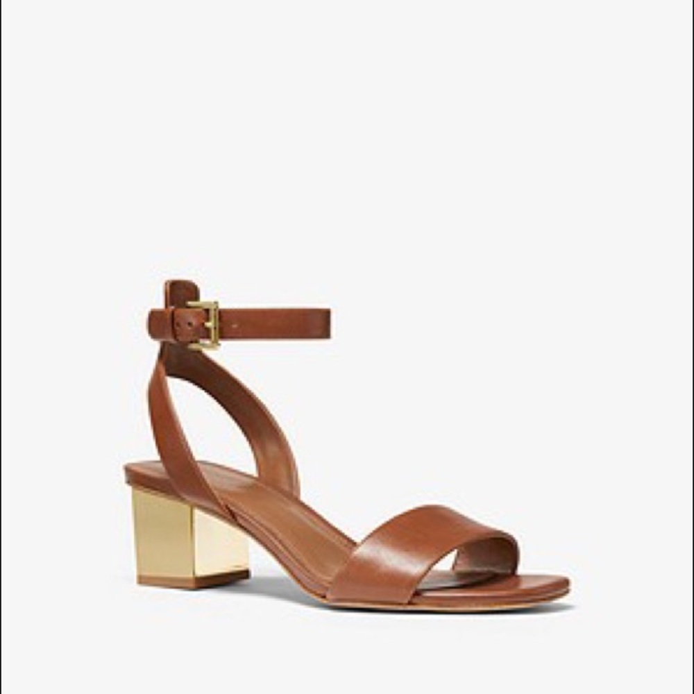 Michael Kors Petra Leather Sandal
